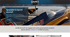 Desktop Screenshot of mxaircraft.com